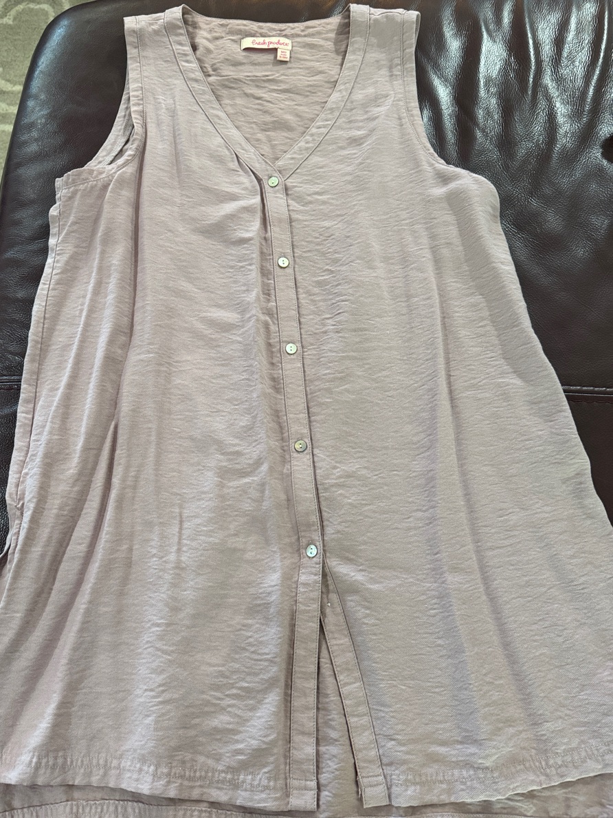 Fresh Produce Mauve-Taupe Scoop Neck Top